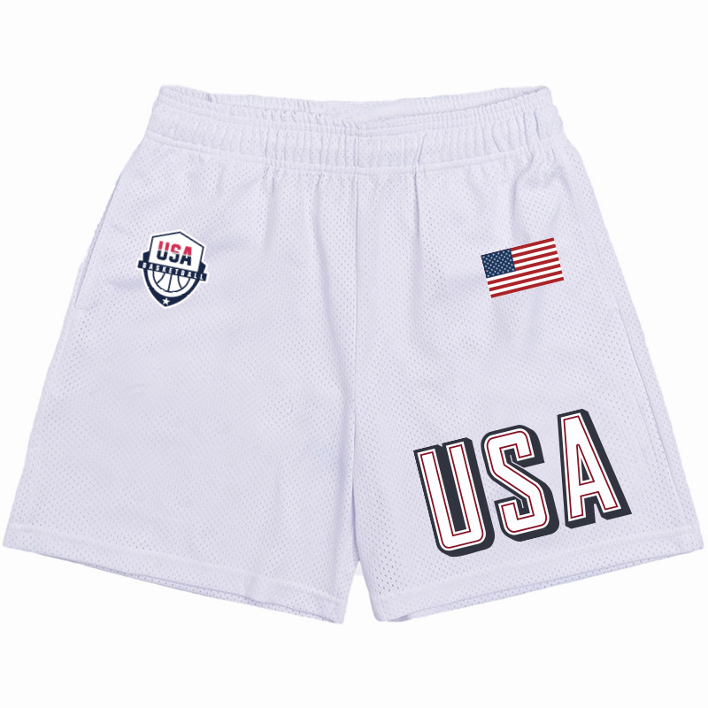Men 2024 USA basketball shorts white style 2->more jerseys->NBA Jersey